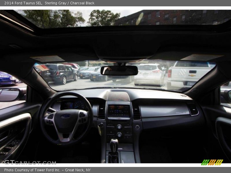 Sterling Gray / Charcoal Black 2014 Ford Taurus SEL