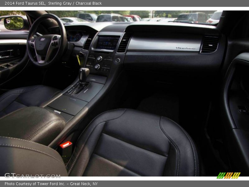 Sterling Gray / Charcoal Black 2014 Ford Taurus SEL