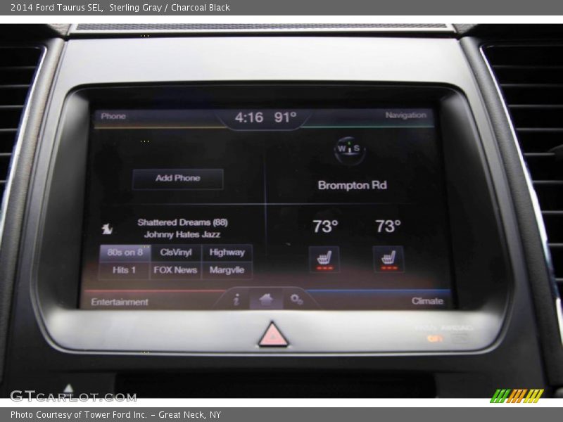 Sterling Gray / Charcoal Black 2014 Ford Taurus SEL