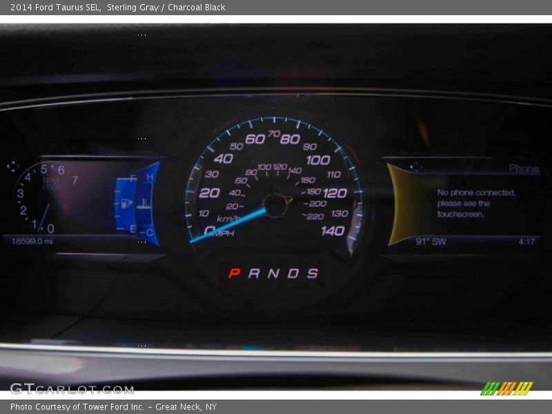 Sterling Gray / Charcoal Black 2014 Ford Taurus SEL