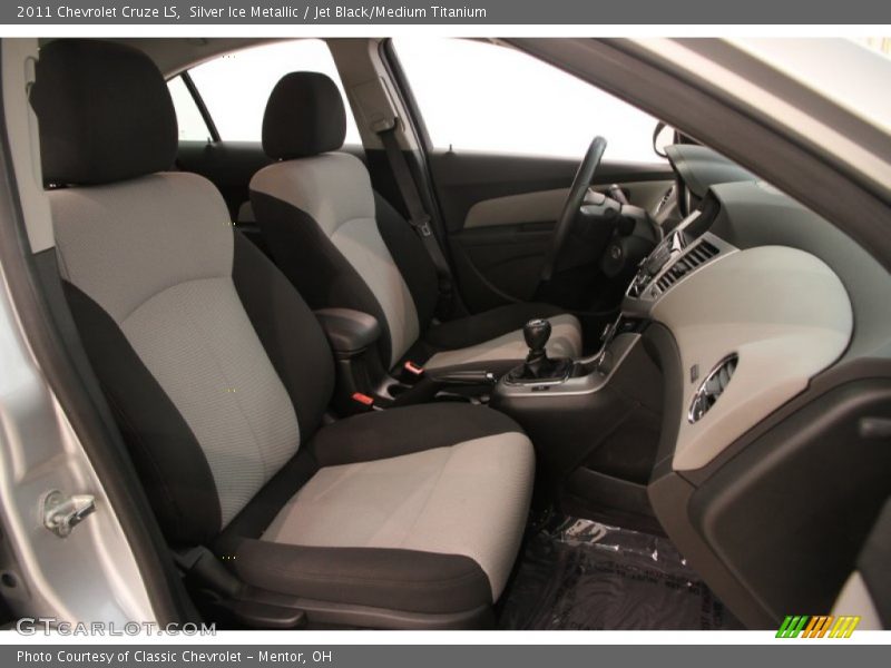 Silver Ice Metallic / Jet Black/Medium Titanium 2011 Chevrolet Cruze LS