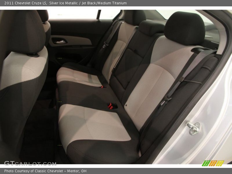 Silver Ice Metallic / Jet Black/Medium Titanium 2011 Chevrolet Cruze LS