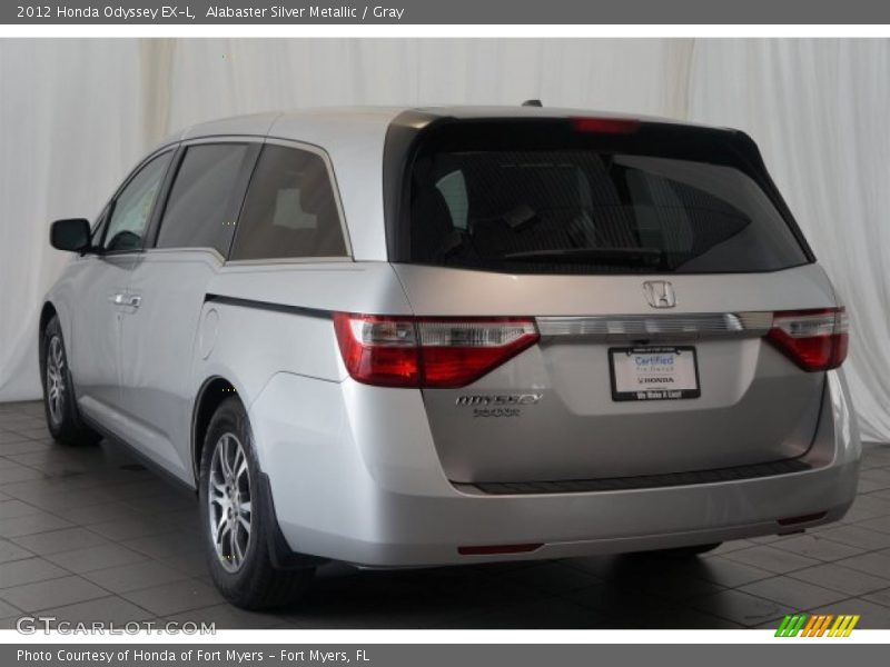 Alabaster Silver Metallic / Gray 2012 Honda Odyssey EX-L