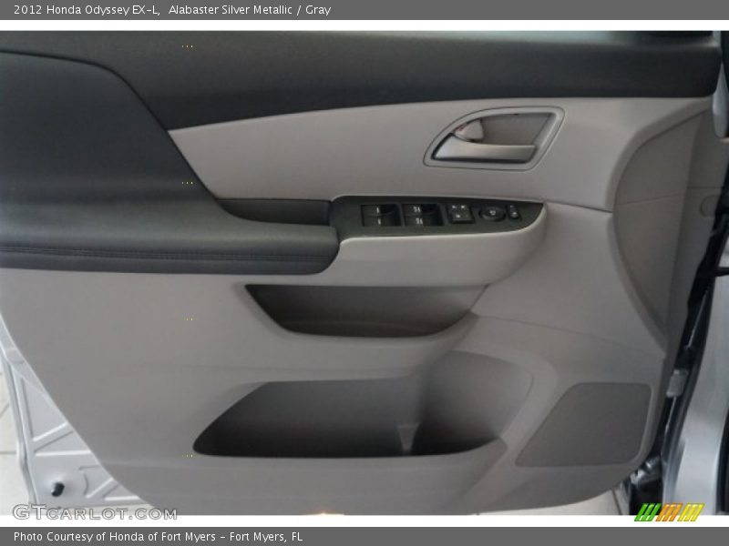 Alabaster Silver Metallic / Gray 2012 Honda Odyssey EX-L