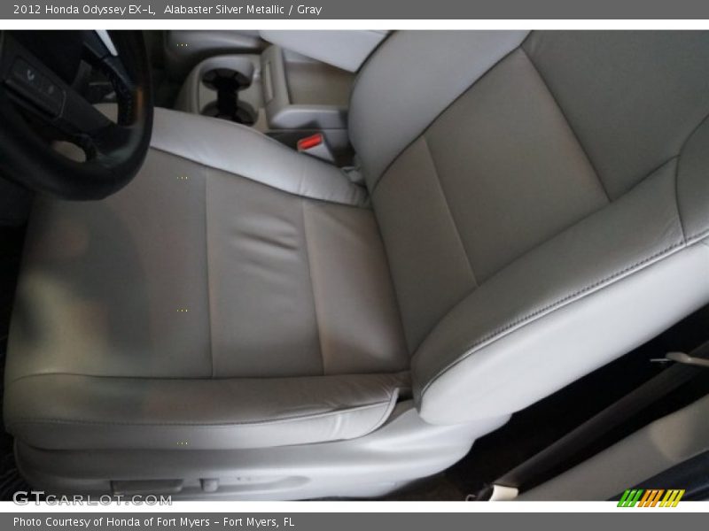 Alabaster Silver Metallic / Gray 2012 Honda Odyssey EX-L