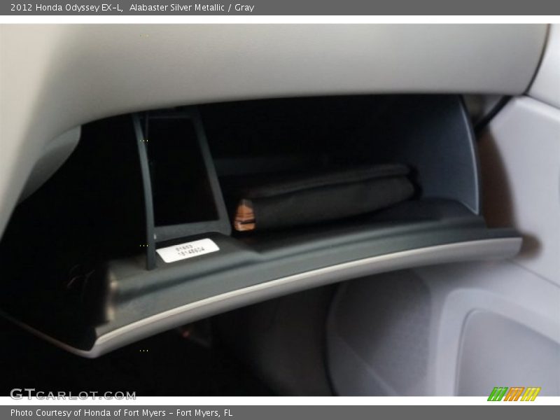 Alabaster Silver Metallic / Gray 2012 Honda Odyssey EX-L