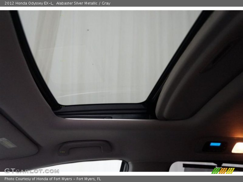 Alabaster Silver Metallic / Gray 2012 Honda Odyssey EX-L