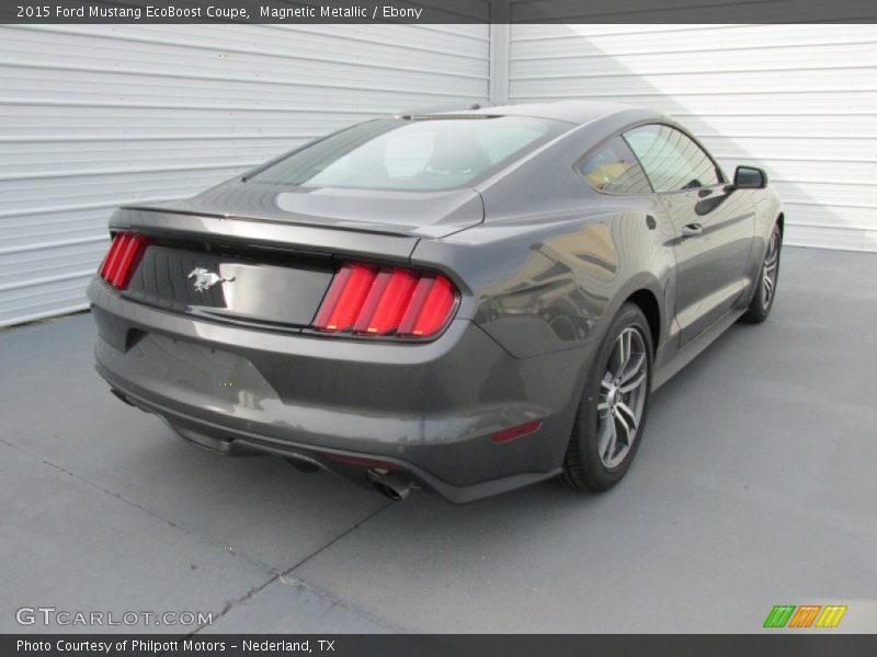 Magnetic Metallic / Ebony 2015 Ford Mustang EcoBoost Coupe