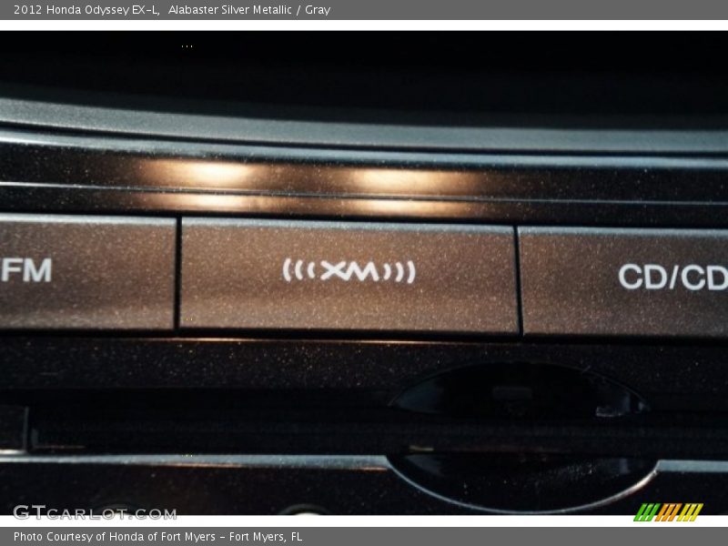Alabaster Silver Metallic / Gray 2012 Honda Odyssey EX-L