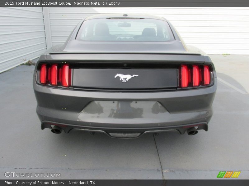 Magnetic Metallic / Ebony 2015 Ford Mustang EcoBoost Coupe
