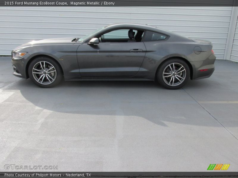 Magnetic Metallic / Ebony 2015 Ford Mustang EcoBoost Coupe