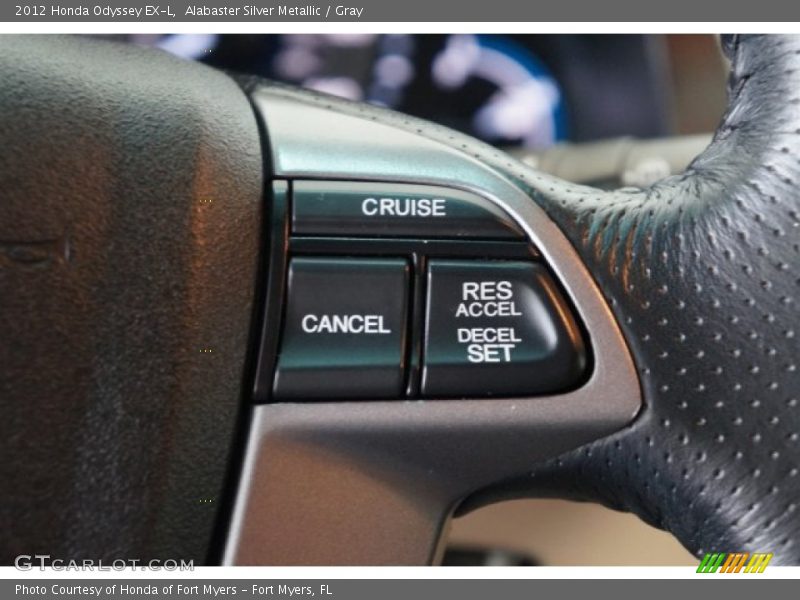 Alabaster Silver Metallic / Gray 2012 Honda Odyssey EX-L