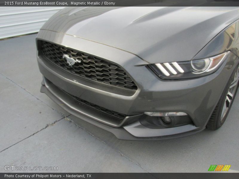 Magnetic Metallic / Ebony 2015 Ford Mustang EcoBoost Coupe