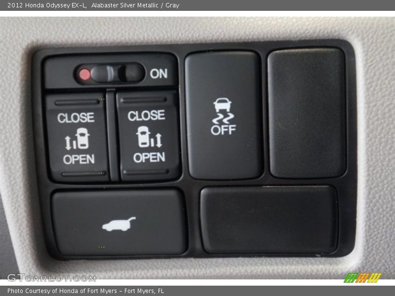 Alabaster Silver Metallic / Gray 2012 Honda Odyssey EX-L