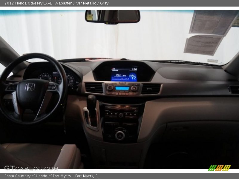 Alabaster Silver Metallic / Gray 2012 Honda Odyssey EX-L