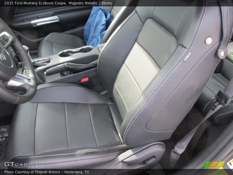 Magnetic Metallic / Ebony 2015 Ford Mustang EcoBoost Coupe