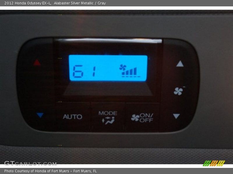 Alabaster Silver Metallic / Gray 2012 Honda Odyssey EX-L