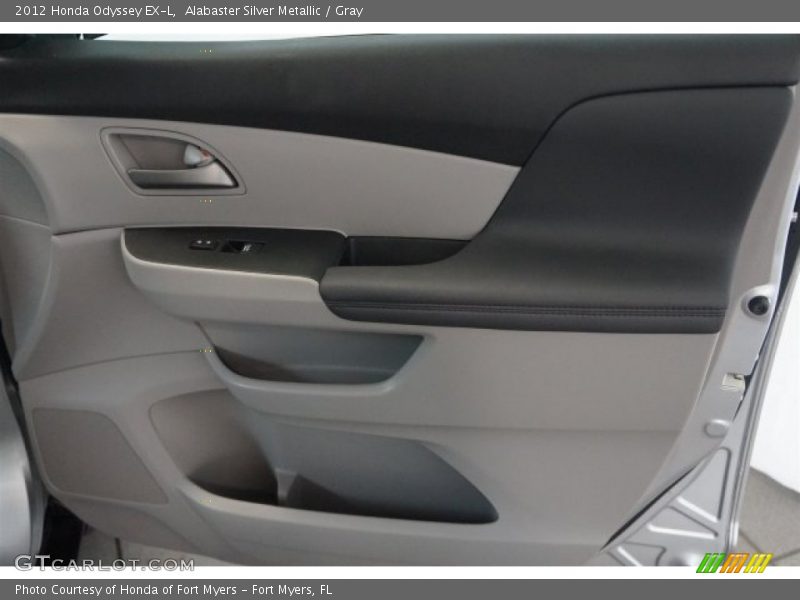 Alabaster Silver Metallic / Gray 2012 Honda Odyssey EX-L