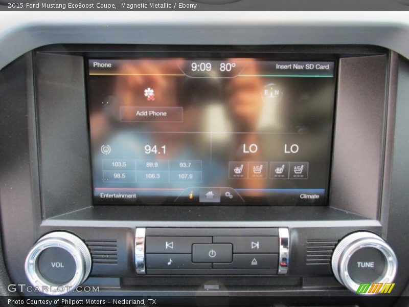 Magnetic Metallic / Ebony 2015 Ford Mustang EcoBoost Coupe
