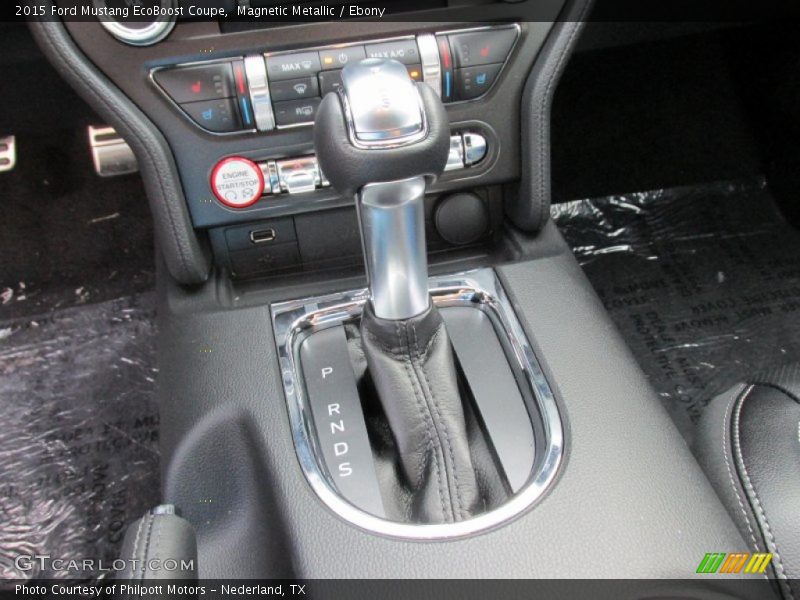 Magnetic Metallic / Ebony 2015 Ford Mustang EcoBoost Coupe