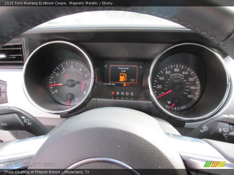 Magnetic Metallic / Ebony 2015 Ford Mustang EcoBoost Coupe