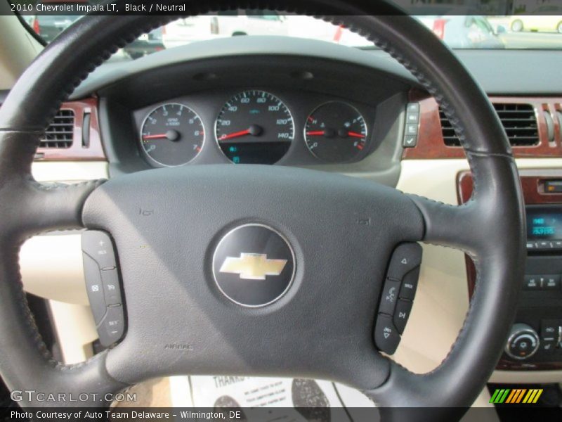 Black / Neutral 2010 Chevrolet Impala LT
