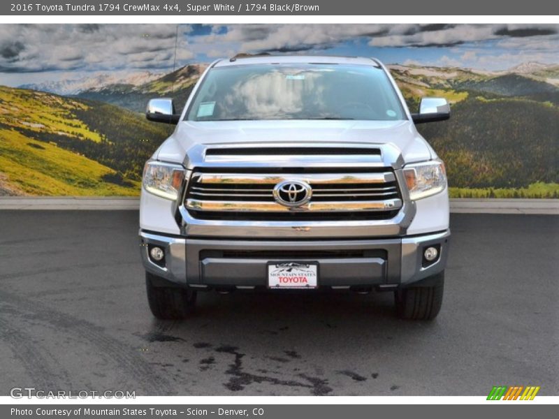 Super White / 1794 Black/Brown 2016 Toyota Tundra 1794 CrewMax 4x4