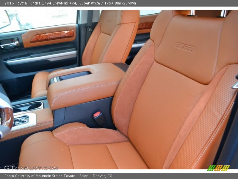 Super White / 1794 Black/Brown 2016 Toyota Tundra 1794 CrewMax 4x4