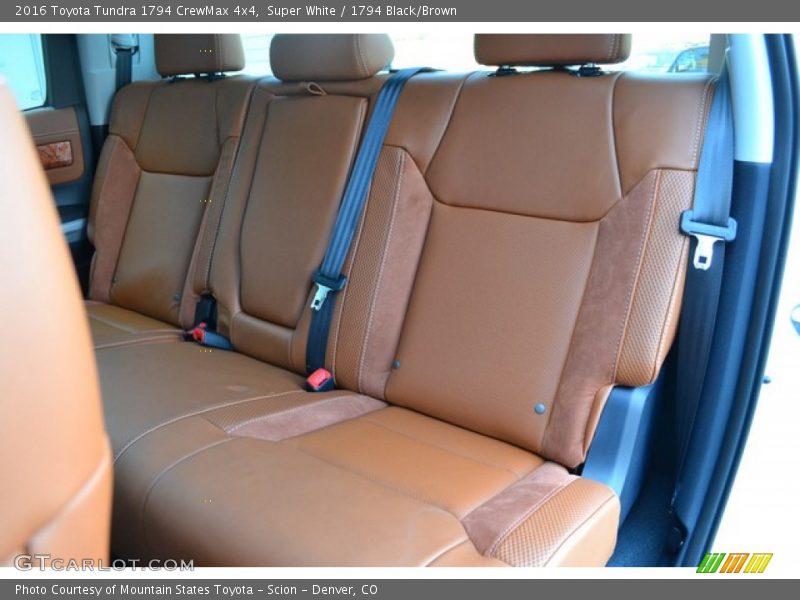 Super White / 1794 Black/Brown 2016 Toyota Tundra 1794 CrewMax 4x4