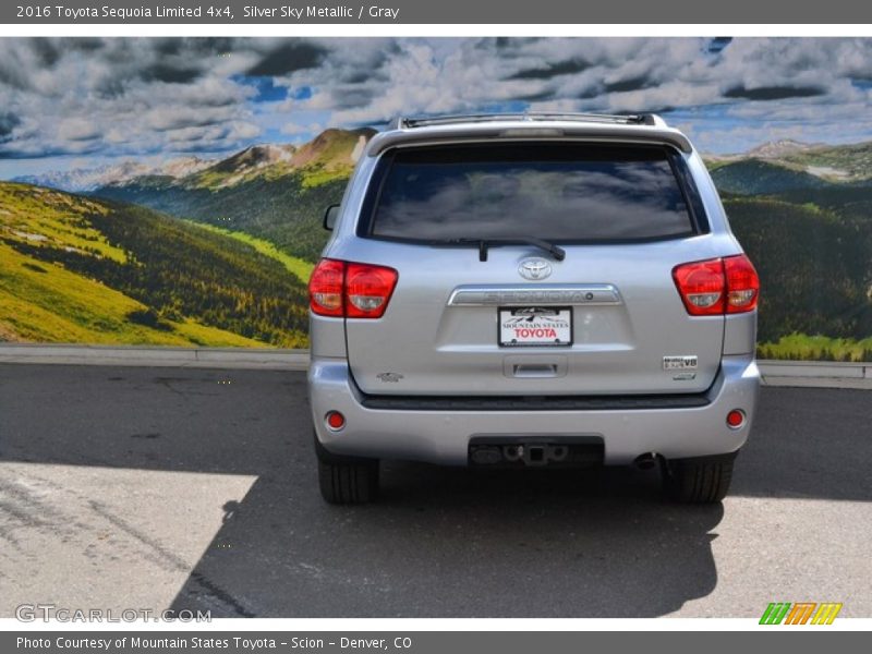 Silver Sky Metallic / Gray 2016 Toyota Sequoia Limited 4x4