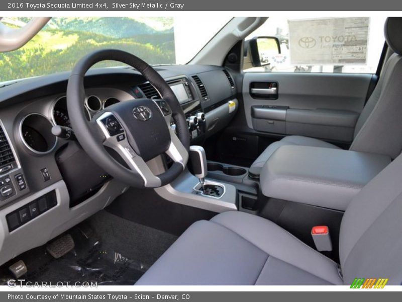  2016 Sequoia Limited 4x4 Gray Interior