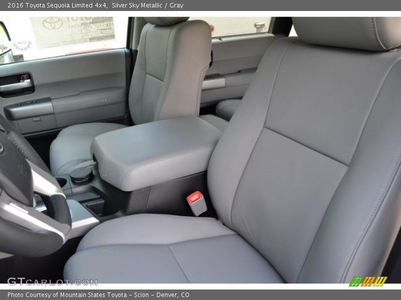 Silver Sky Metallic / Gray 2016 Toyota Sequoia Limited 4x4