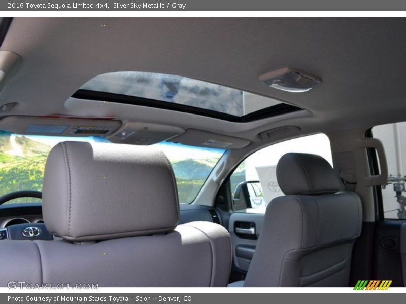 Silver Sky Metallic / Gray 2016 Toyota Sequoia Limited 4x4