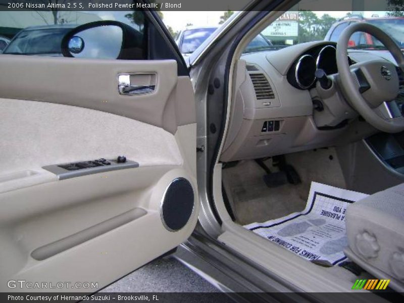 Polished Pewter Metallic / Blond 2006 Nissan Altima 2.5 S