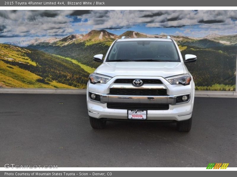 Blizzard White / Black 2015 Toyota 4Runner Limited 4x4