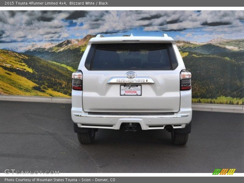 Blizzard White / Black 2015 Toyota 4Runner Limited 4x4