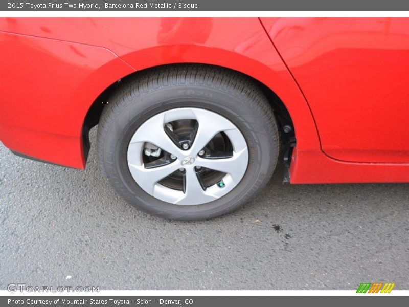 Barcelona Red Metallic / Bisque 2015 Toyota Prius Two Hybrid