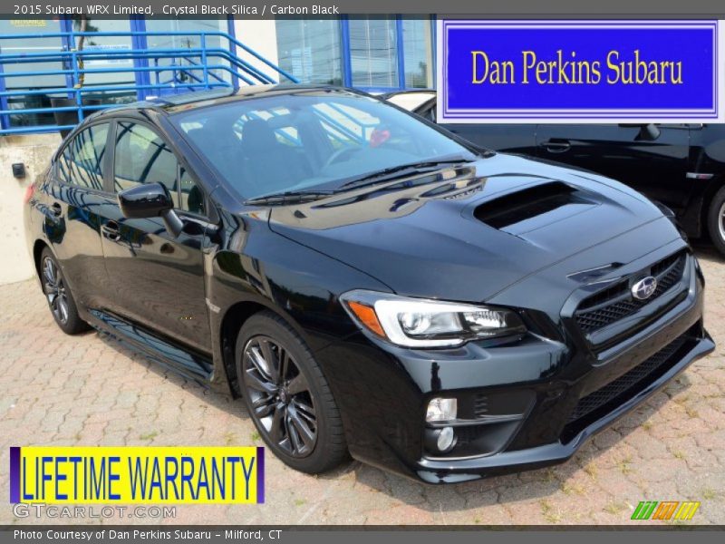 Crystal Black Silica / Carbon Black 2015 Subaru WRX Limited