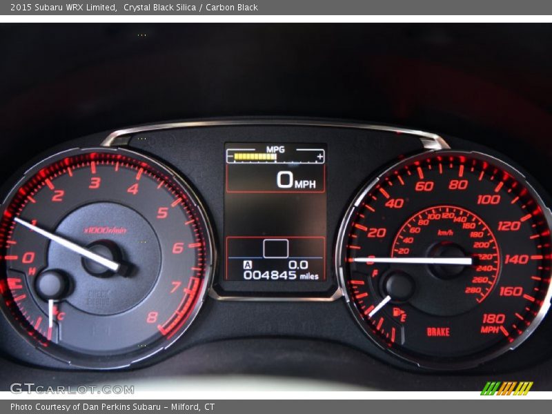  2015 WRX Limited Limited Gauges