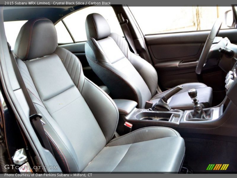 Front Seat of 2015 WRX Limited