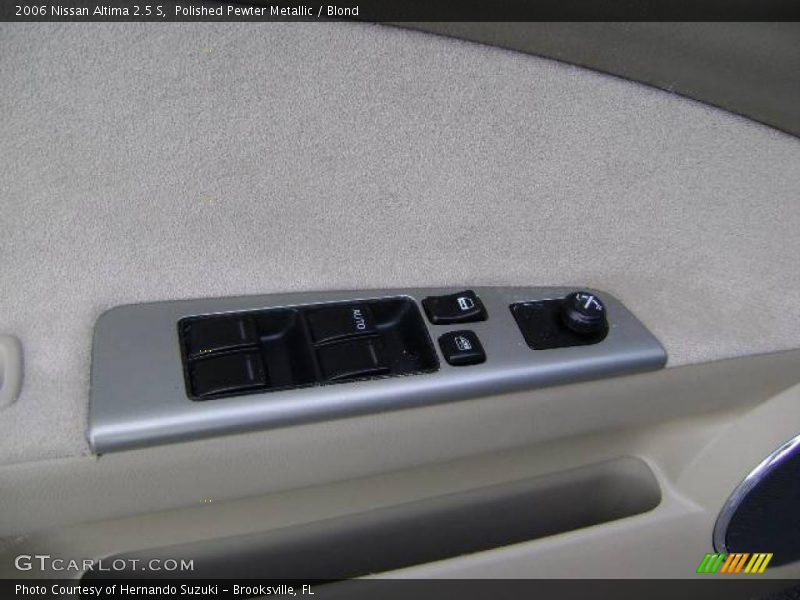 Polished Pewter Metallic / Blond 2006 Nissan Altima 2.5 S