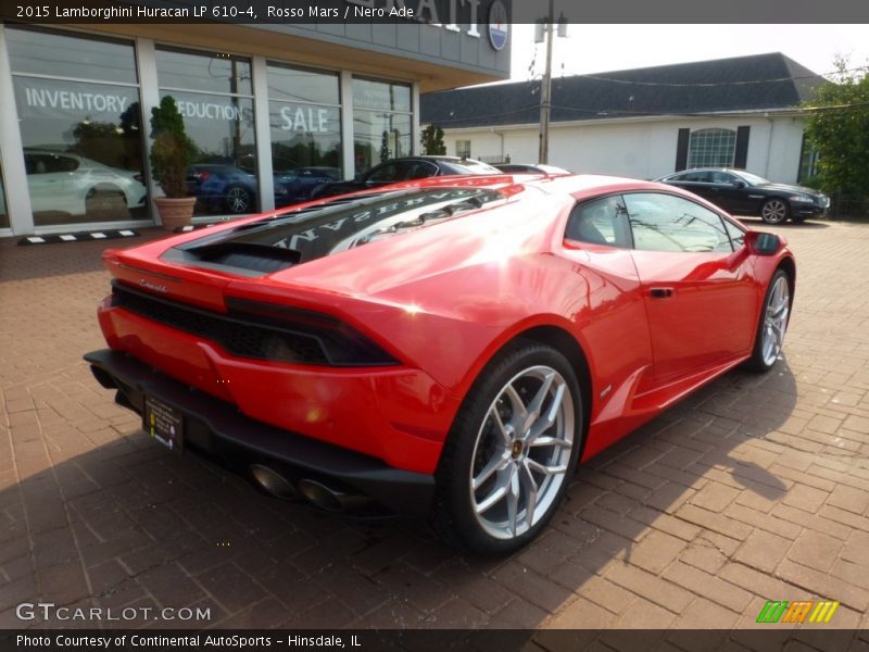 Rosso Mars / Nero Ade 2015 Lamborghini Huracan LP 610-4