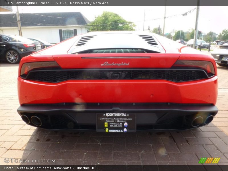 Rosso Mars / Nero Ade 2015 Lamborghini Huracan LP 610-4