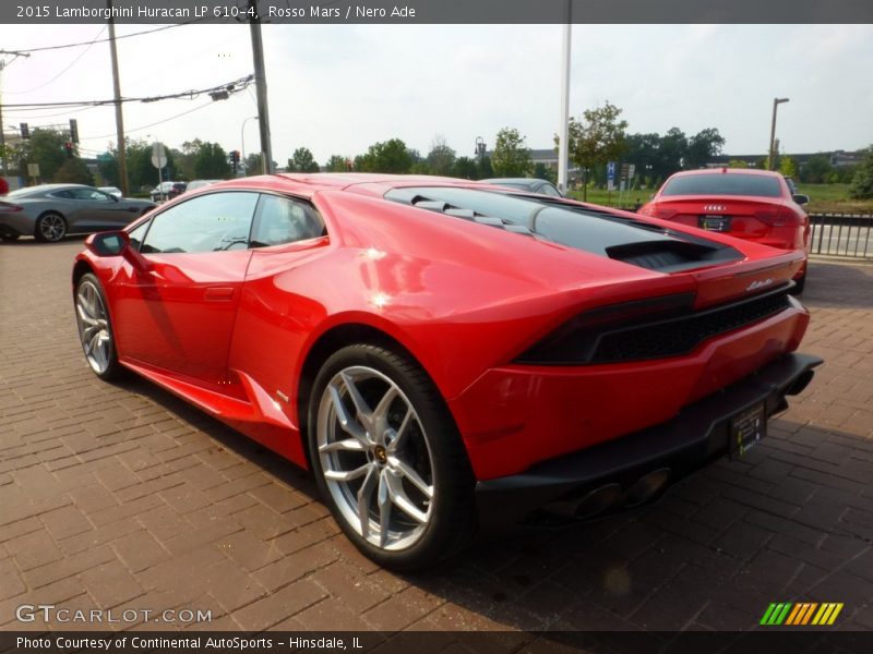 Rosso Mars / Nero Ade 2015 Lamborghini Huracan LP 610-4