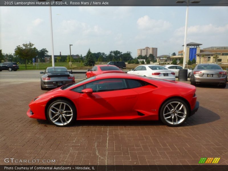 Rosso Mars / Nero Ade 2015 Lamborghini Huracan LP 610-4