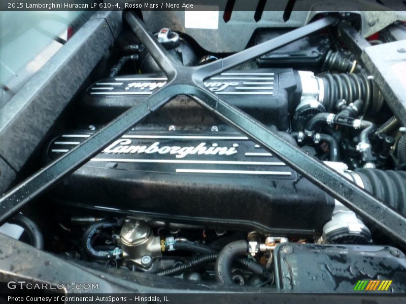 Rosso Mars / Nero Ade 2015 Lamborghini Huracan LP 610-4
