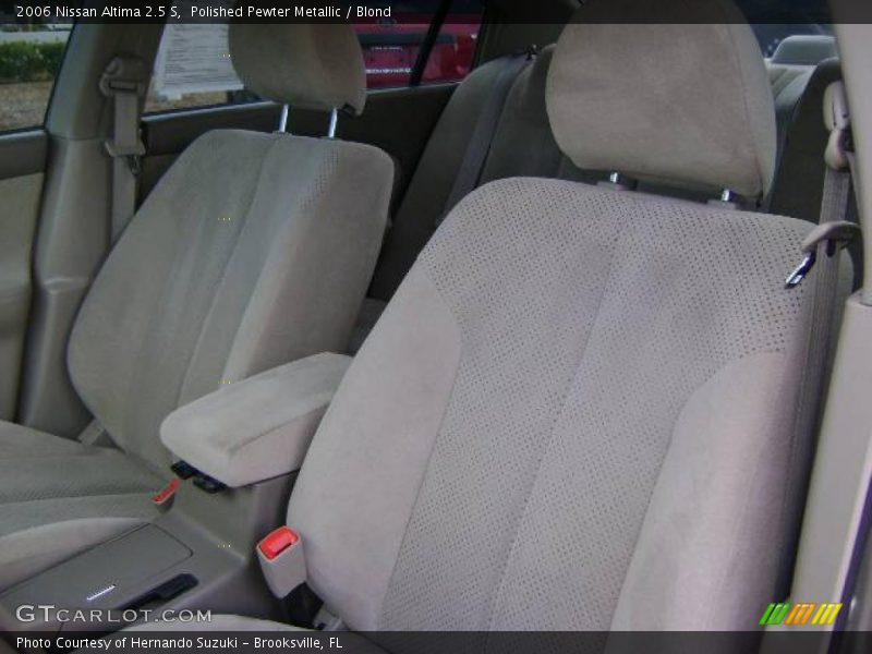 Polished Pewter Metallic / Blond 2006 Nissan Altima 2.5 S