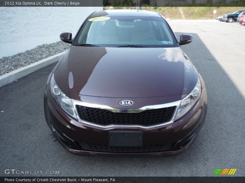 Dark Cherry / Beige 2012 Kia Optima LX