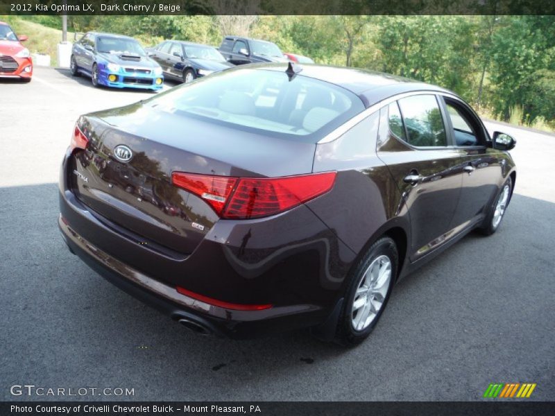 Dark Cherry / Beige 2012 Kia Optima LX