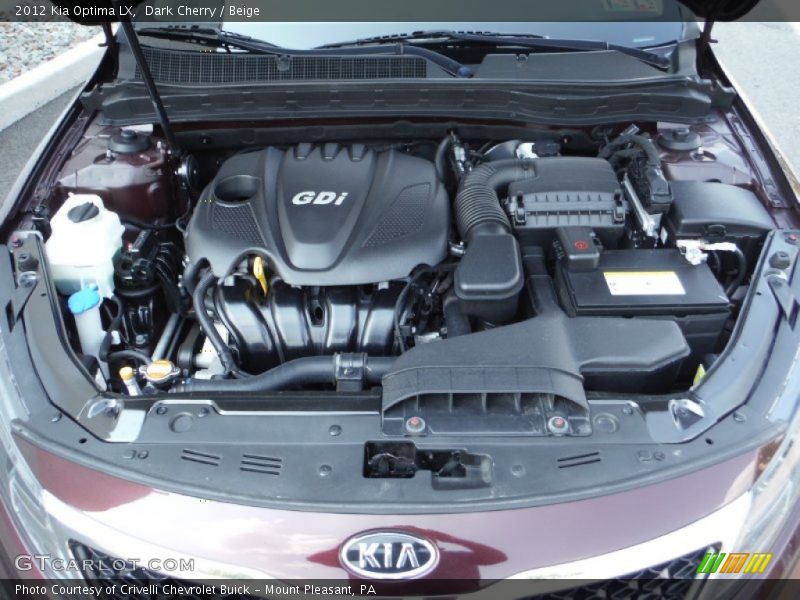 Dark Cherry / Beige 2012 Kia Optima LX